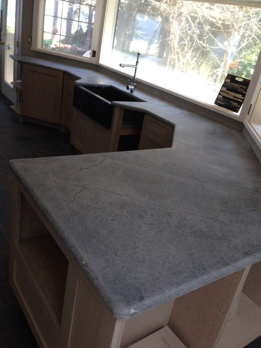 Bowser, BC - Blue Soapstone (unoiled)